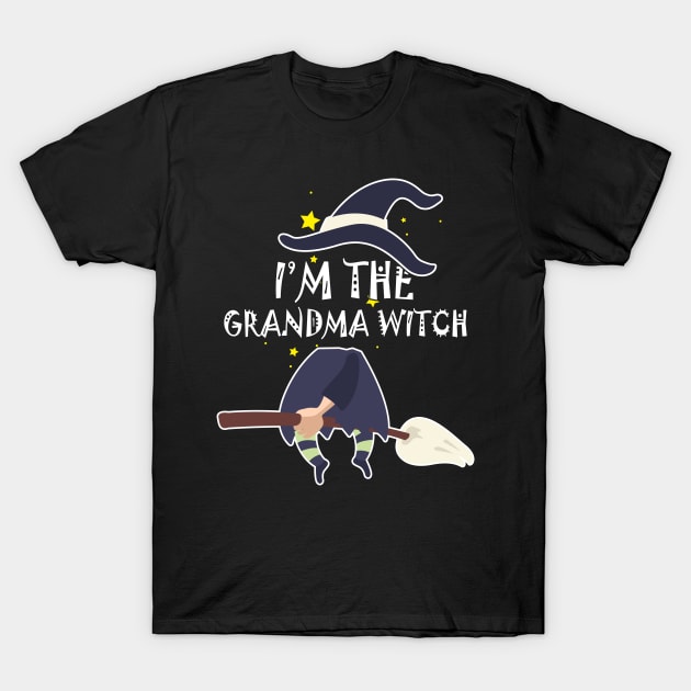 Im the Grandma Witch Shirt Halloween Matching Group Costume T-Shirt by foxmqpo